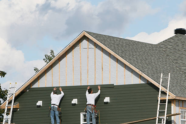 Professional Siding Contractor technician working in Dover, FL